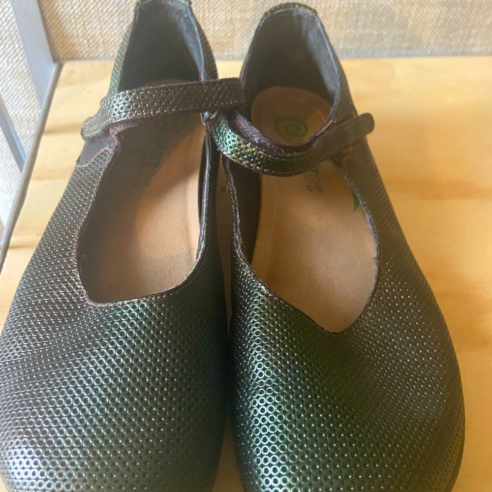 Naot metallic shoes